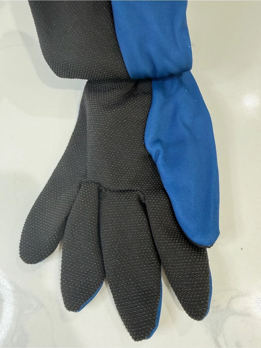 MLB Los Angeles Dodgers Royal Blue and Black Kids Mittens